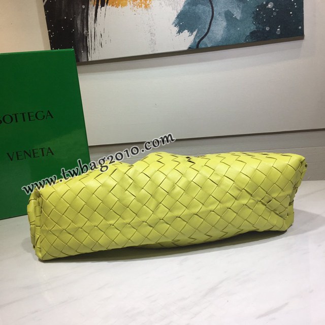 Bottega veneta高端女包 98062寬編織 寶緹嘉升級版大號編織雲朵包 BV經典款胎牛皮pouch編織雲朵包  gxz1237